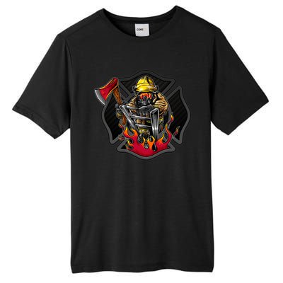 Firefighter Tall Fusion ChromaSoft Performance T-Shirt