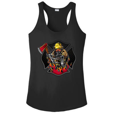 Firefighter Ladies PosiCharge Competitor Racerback Tank