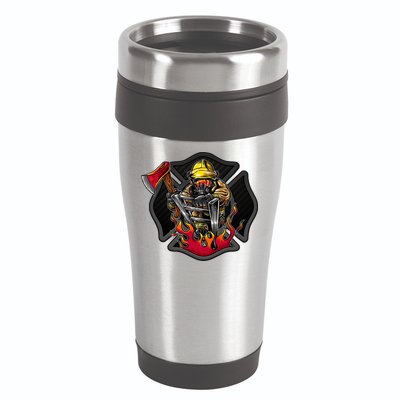 Firefighter 16oz Travel Tumbler