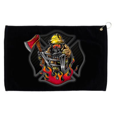 Firefighter Grommeted Golf Towel