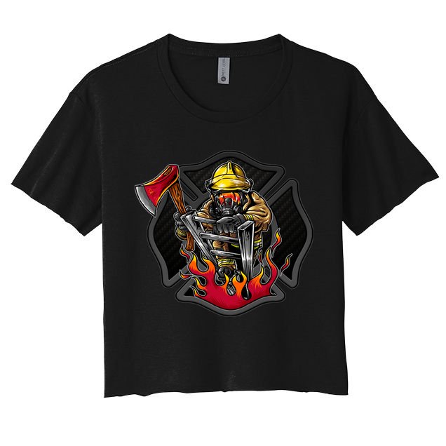 Firefighter Crop Top