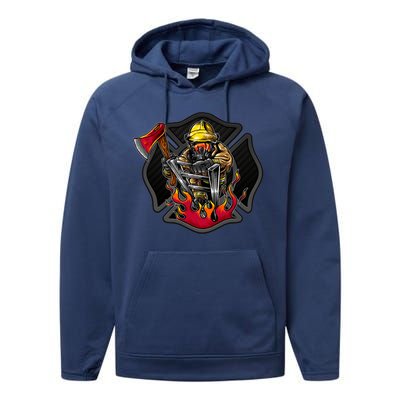 Firefighter Performance Fleece Hoodie