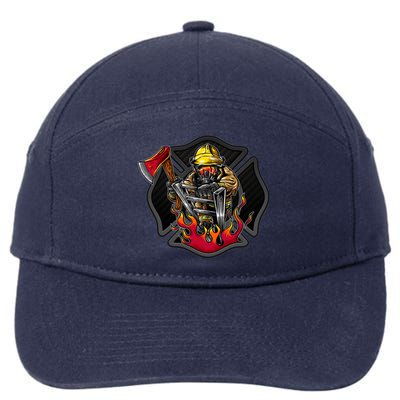 Firefighter 7-Panel Snapback Hat