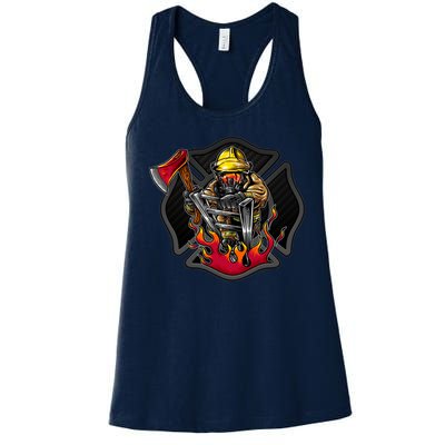 Firefighter Women's Racerback Tank