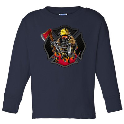 Firefighter Toddler Long Sleeve Shirt