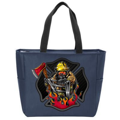 Firefighter Zip Tote Bag