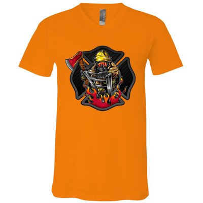 Firefighter V-Neck T-Shirt