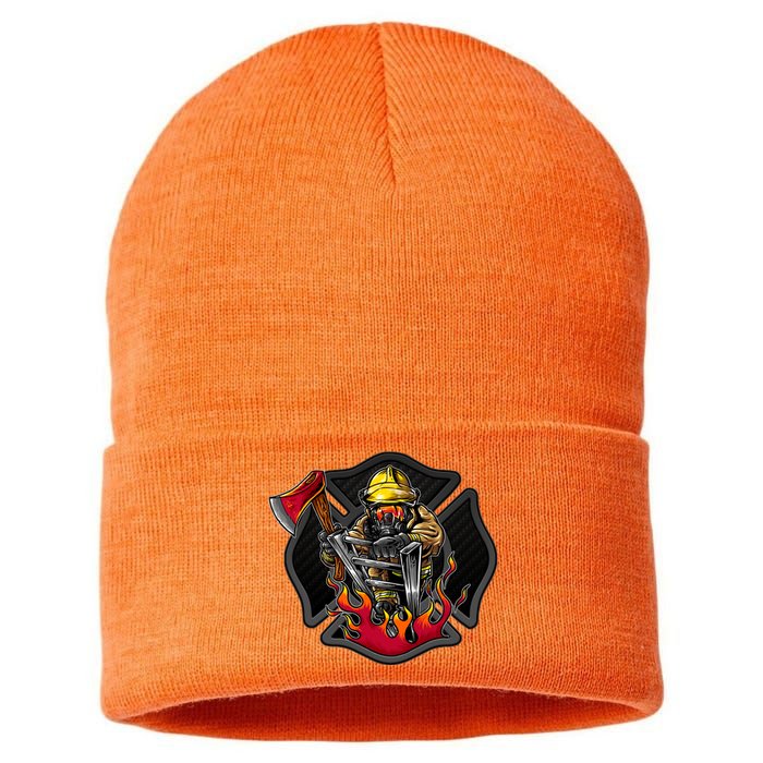 Firefighter Sustainable Knit Beanie