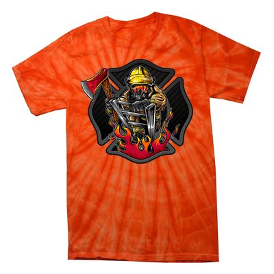 Firefighter Tie-Dye T-Shirt