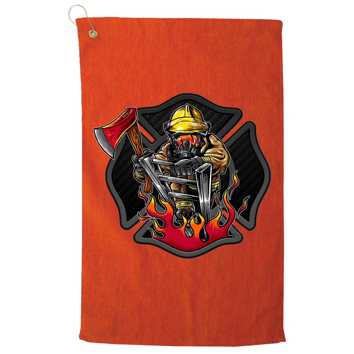 Firefighter Golf Towel