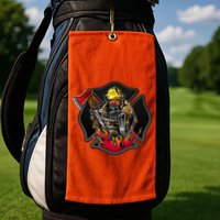 Firefighter Golf Towel