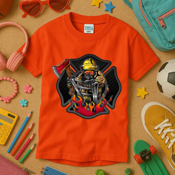 Firefighter Kids T-Shirt