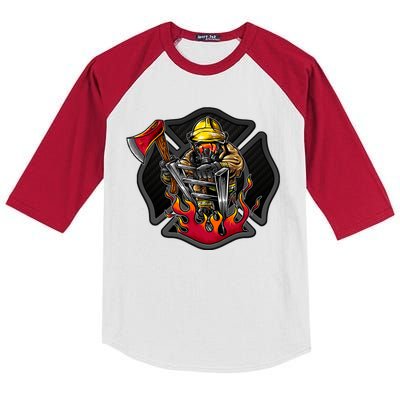 Firefighter Kids Colorblock Raglan Jersey