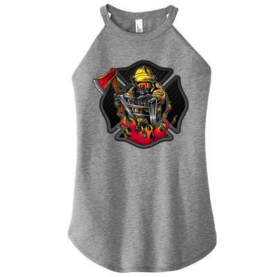 Firefighter Women's Perfect Tri Rocker Tank