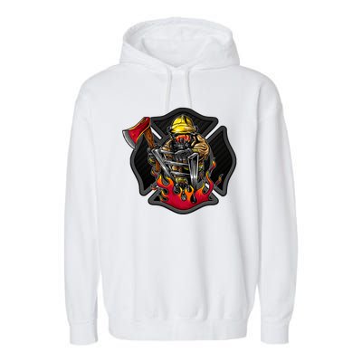 Firefighter Garment-Dyed Fleece Hoodie