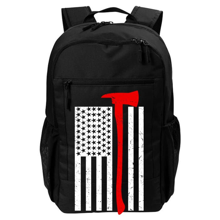 Firefighter Axe American Flag Daily Commute Backpack