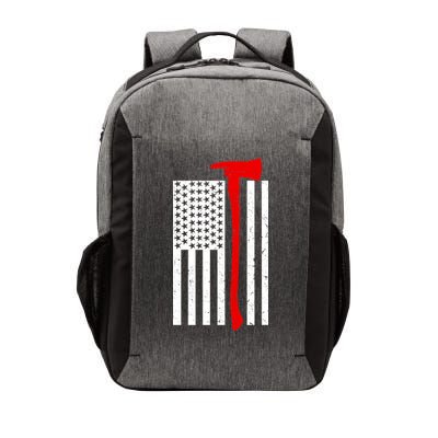 Firefighter Axe American Flag Vector Backpack