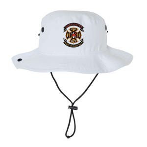 Firefighter Biker Logo First In Last Out Legacy Cool Fit Booney Bucket Hat