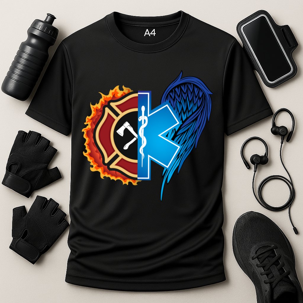 Firefighter Doctor Lifesavers Performance Shirt