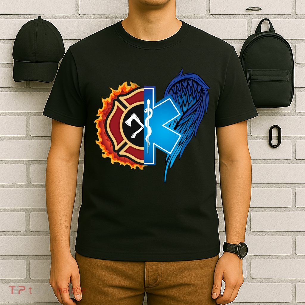 Firefighter Doctor Lifesavers T-Shirt