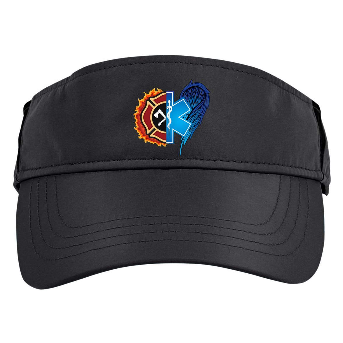 Firefighter Doctor Lifesavers Adult Drive Performance Visor