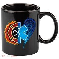 Firefighter Doctor Lifesavers 11oz C Handle Ceramic Mug
