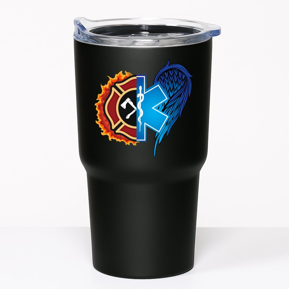 Firefighter Doctor Lifesavers Tumbler