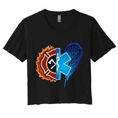 Firefighter Doctor Lifesavers Crop Top