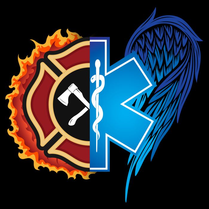 Firefighter Doctor Lifesavers Women's V-Neck T-Shirt