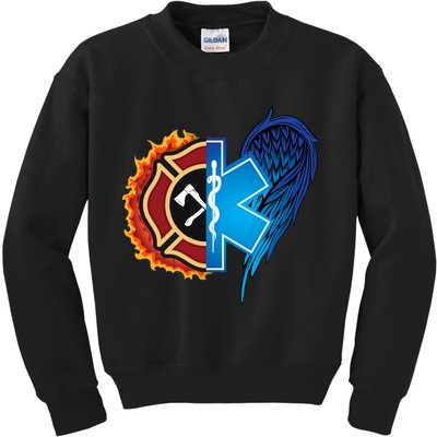 Firefighter Doctor Lifesavers Kids Sweatshirt