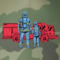 Firefighter Father And Son Legacy Tie Dye Trucker Hat