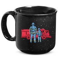 Firefighter Father And Son 15oz Campfire Ceramic Mug