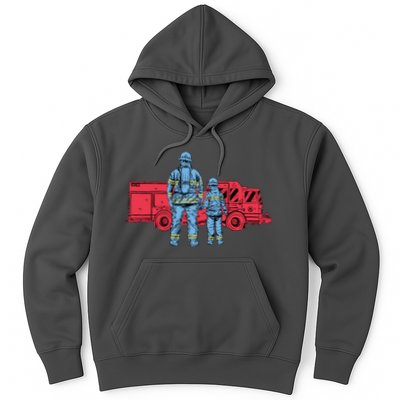 Firefighter Father And Son Hoodie