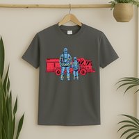 Firefighter Father And Son T-Shirt