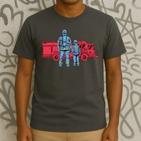Firefighter Father And Son T-Shirt