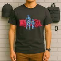 Firefighter Father And Son T-Shirt