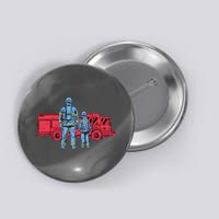 Firefighter Father And Son Button