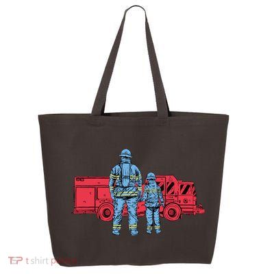 Firefighter Father And Son 25L Jumbo Tote