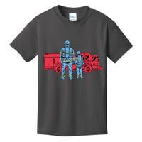 Firefighter Father And Son Kids T-Shirt