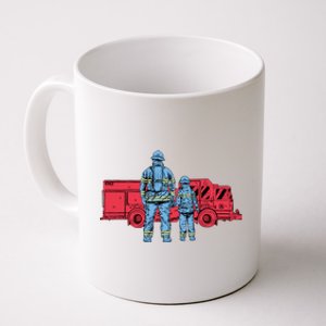 Firefighter Father And Son Coffee Mug