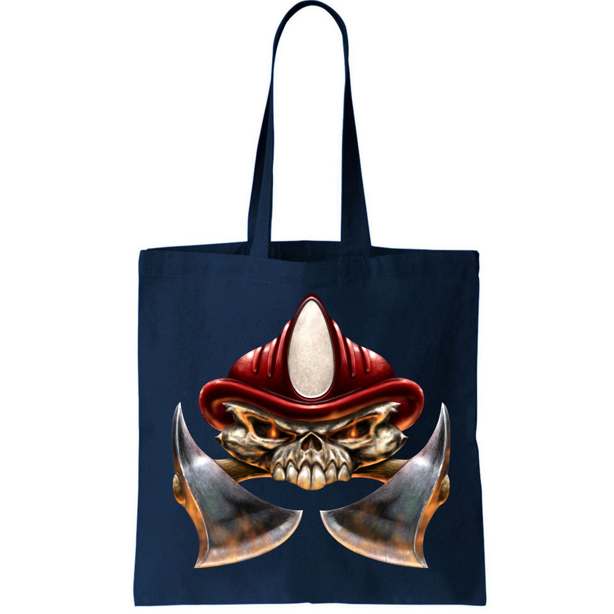 Firefighter Fire Skull Axe Bag