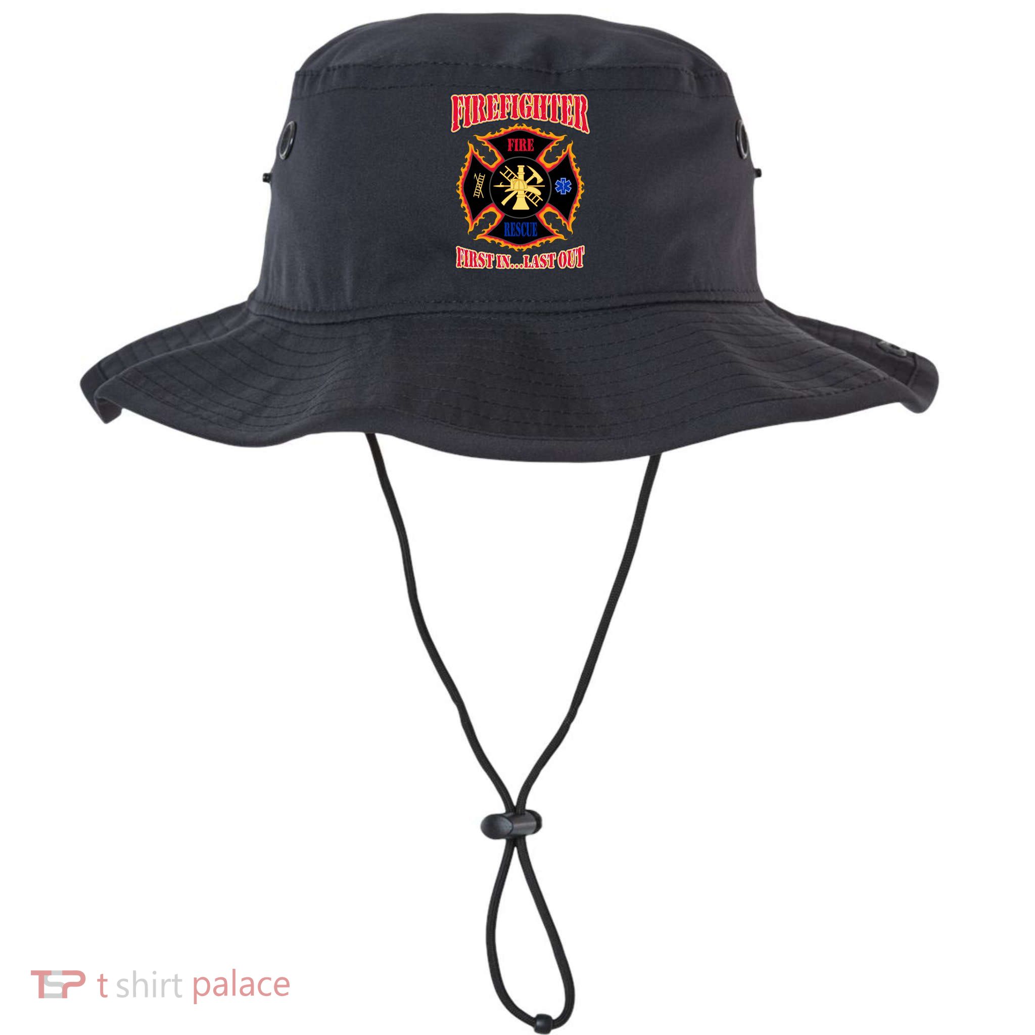Firefighter First In Last Out Bucket Hat