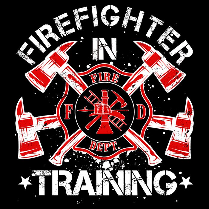 Firefighter In Training Flexfit Unipanel Trucker Cap