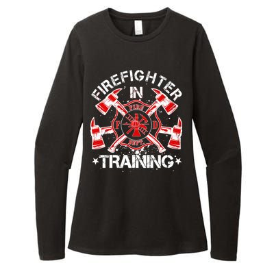 Firefighter In Training Womens CVC Long Sleeve Shirt