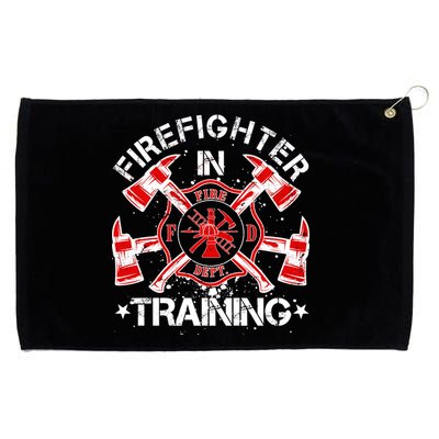 Firefighter In Training Grommeted Golf Towel