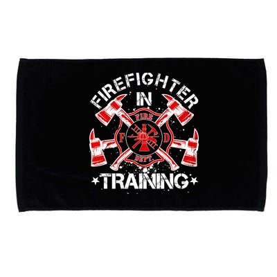 Firefighter In Training Microfiber Hand Towel