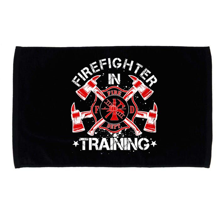 Firefighter In Training Microfiber Hand Towel