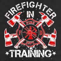 Firefighter In Training Microfiber Hand Towel