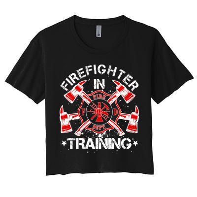 Firefighter In Training Crop Top