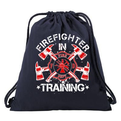 Firefighter In Training Drawstring Bag